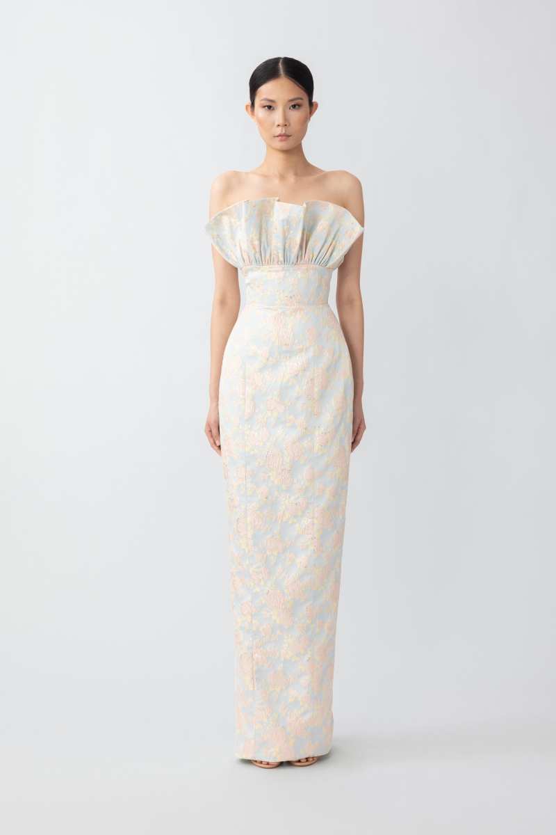 Noah Jacquard Gown